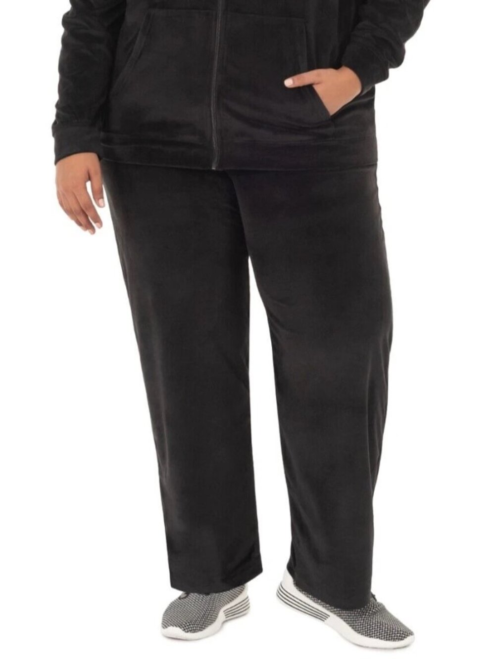 NEW ATHLETIC WORKS Women's Plus Size Active Velour Pants 2X       PANTS ONLY